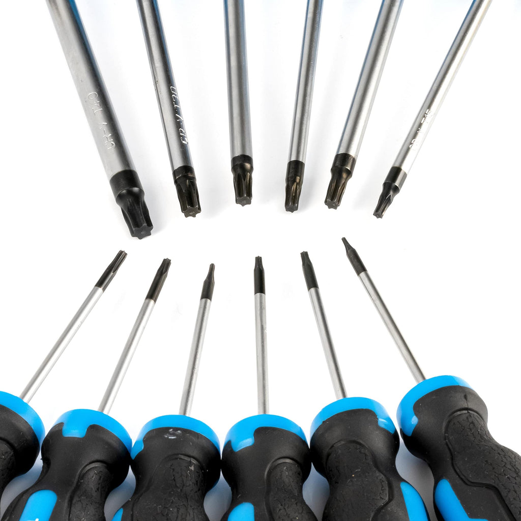 Magnetic Torx Screwdriver Set 12 Piece Chrome Vanadium Steel V334134