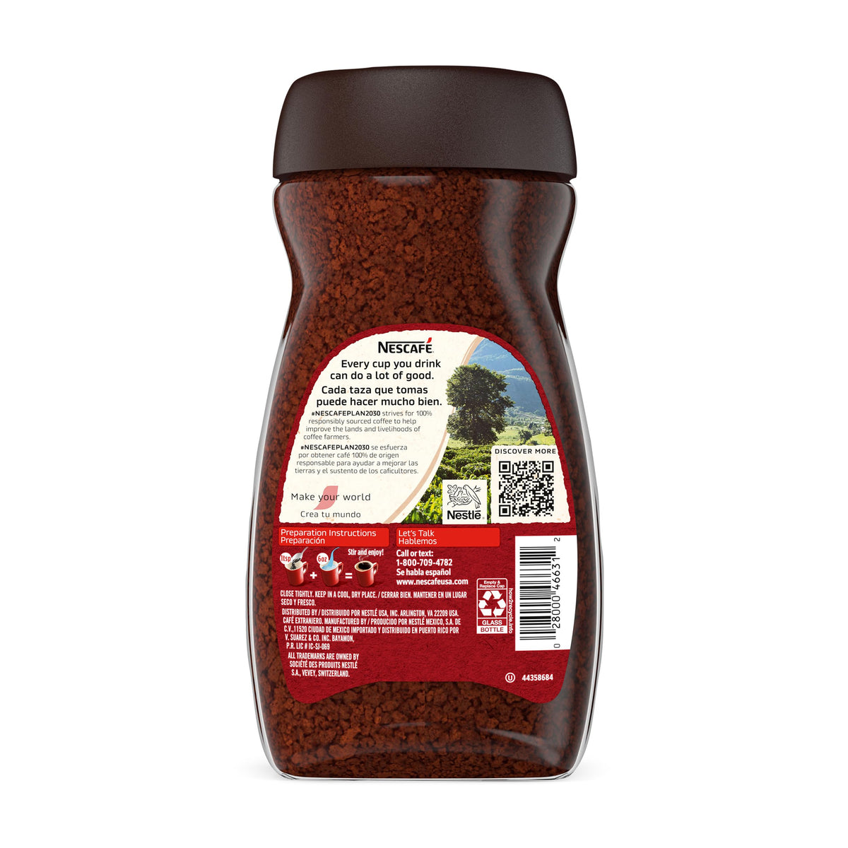 Dark Roast Instant Coffee 7 oz Jar C3049