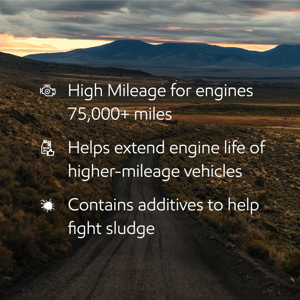 High Mileage Full Synthetic 5W-30 Motor Oil 5 Quart J796240
