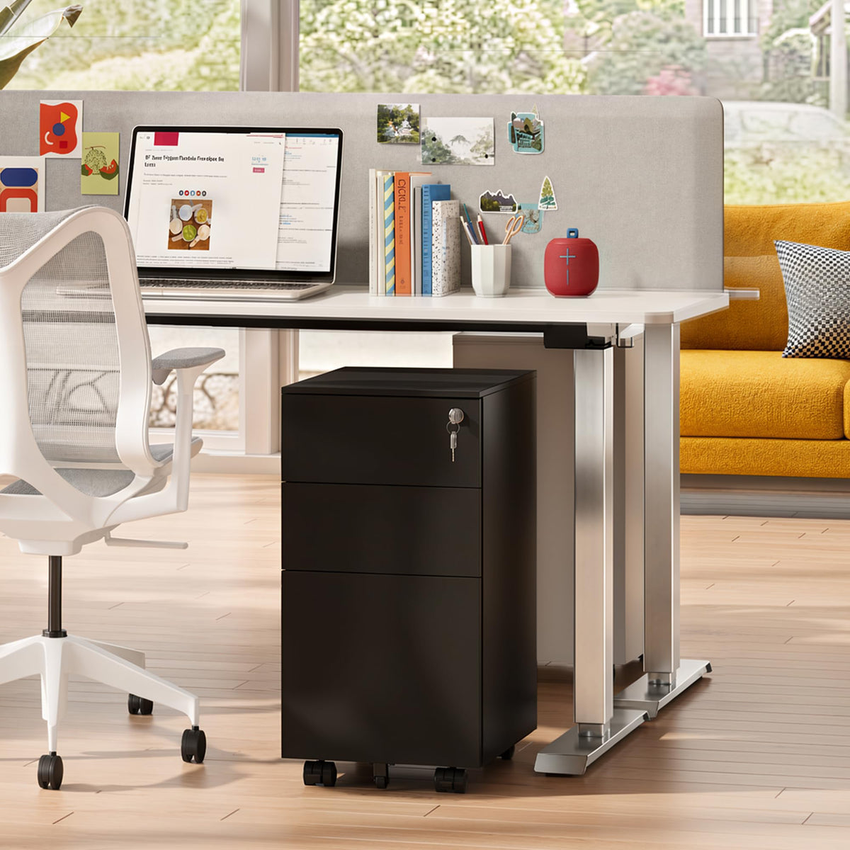 3 Drawer File Cabinet with Lock L488956