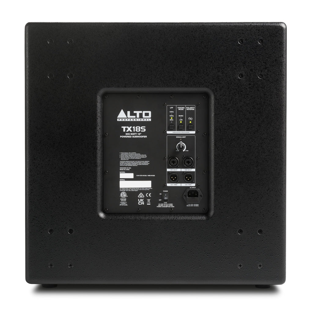 900W 18" Powered PA Subwoofer Q58461