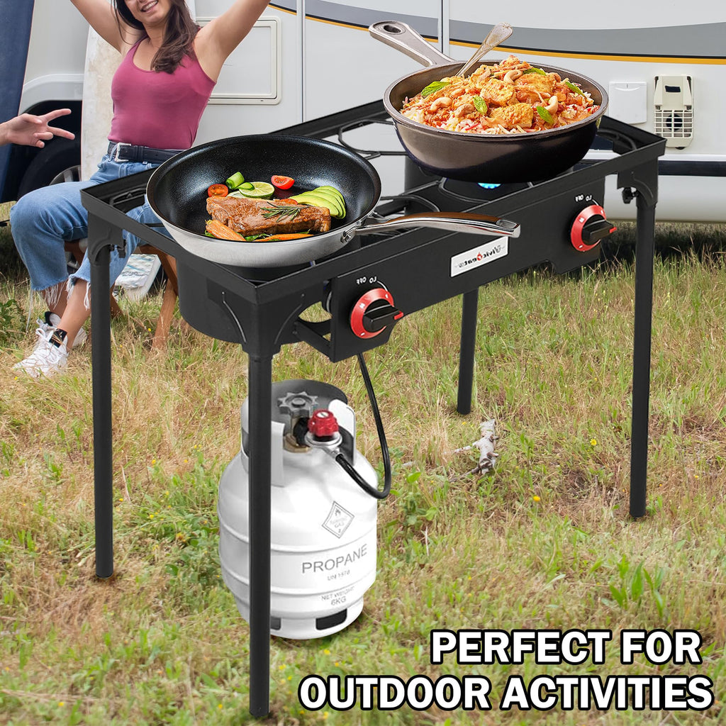 2 Burner Portable Propane Gas Grill E2259