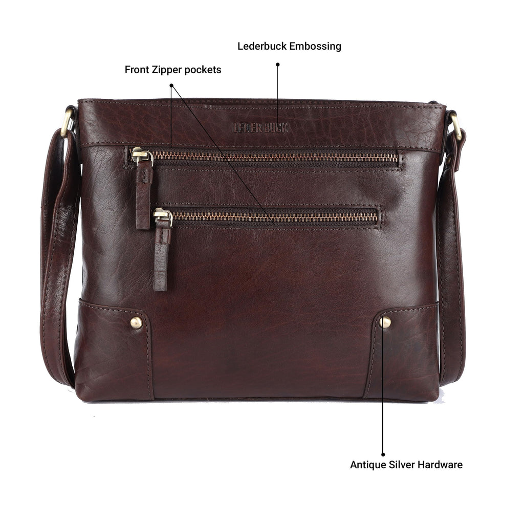Soft Real Leather Womens Crossbody Handbags and Purses X814