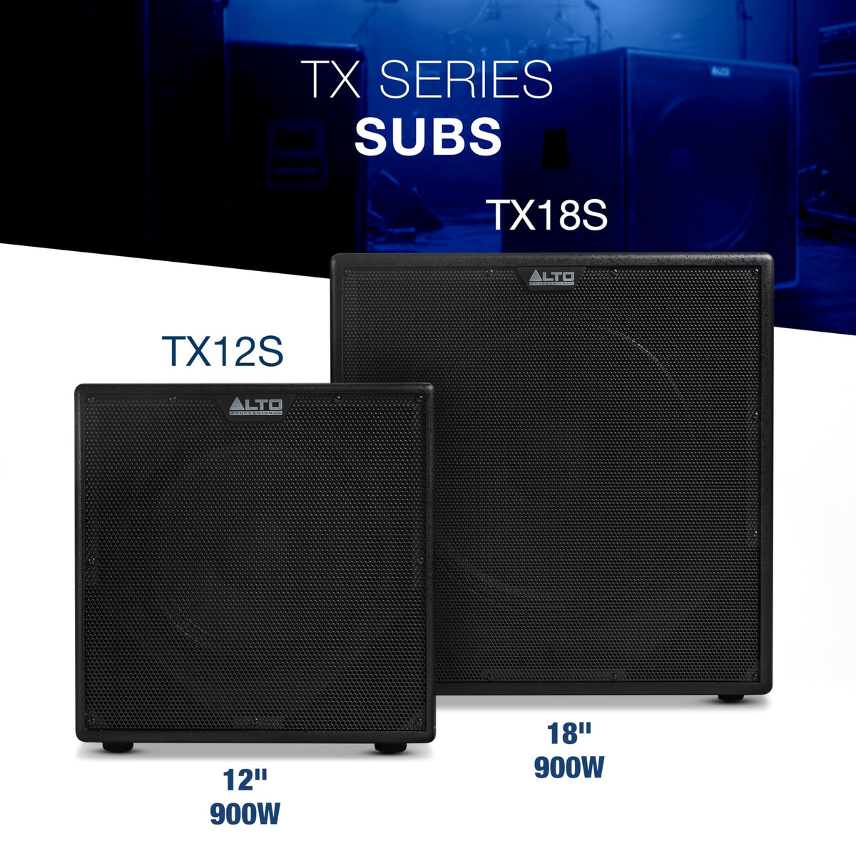 900W 18" Powered PA Subwoofer Q58461