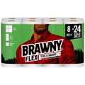 Paper Towels, 8 Triple Rolls, 3 Sheet Size Options X59709