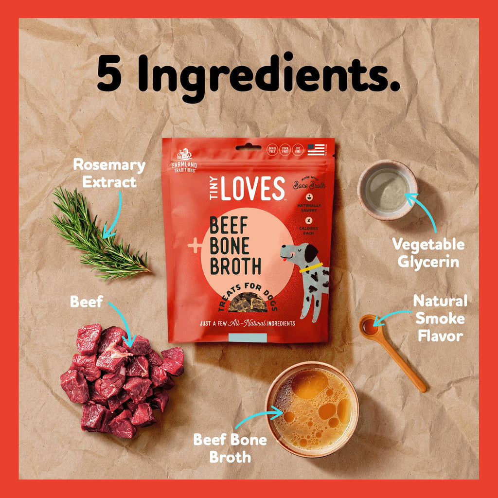 Beef Bone Broth Dog Treats 12 oz E162883