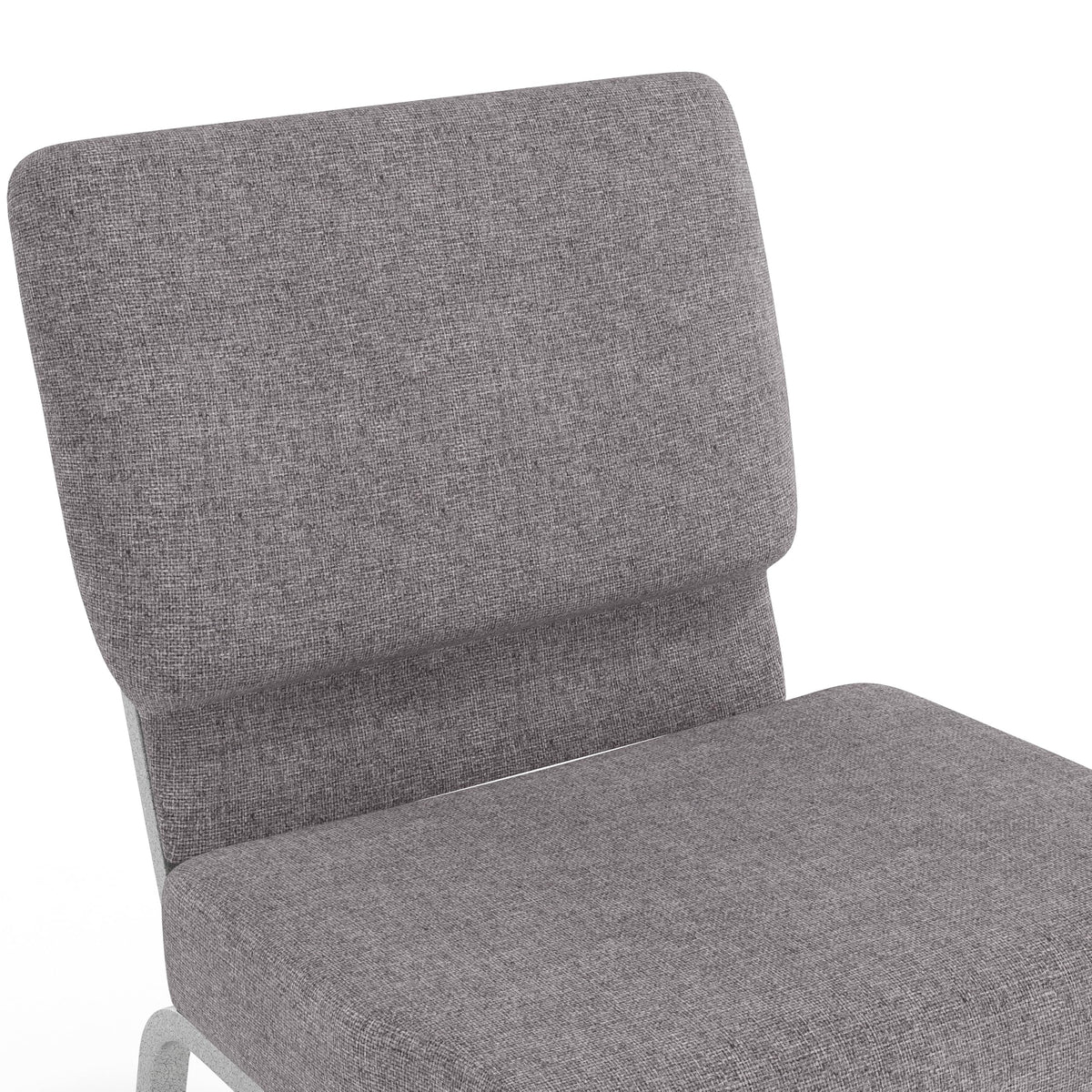 Gray 21" W Stacking Church Chair 4-Pack K2453